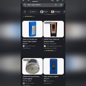 Premium Cigar / Butante Lighter Ment For Cigars. Smiley Push Button By Xikar